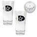 Dallas Cowboys NFL 2pc Pint Ale Glass Set with Football Bottom - Oval Logo