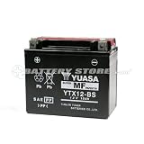 YUASA / YTX12-BS （STX12-BS, GTX12-BS, FTX12-BS, KTX12-BS互換) バイク用バッテリー 密閉型MF