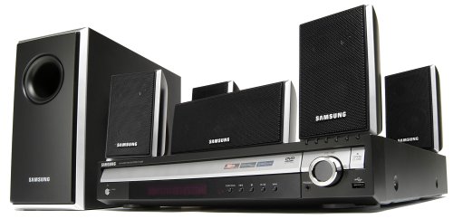 Samsung HT-Q45 XM Ready Five-Disc DVD Changer Home Theater System (5.1 Channel)