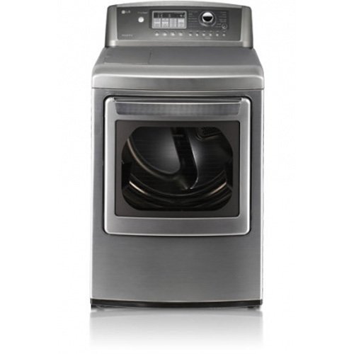 LG DLGX5102V 27 7.3 cu. Ft. Gas Steam Dryer - Graphite Steel