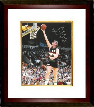 Dan Issel Autographed/Hand Signed Denver Nuggets 8x10 Photo HOF 1993 Custom Framed