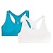Fruit of the Loom Women's 2-Pack Crochet Back Seamless Sports Bra – All-Day Comfort & Support