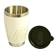 Thermo-Trinkbecher Coffee to go gro� gr�n / wei�
