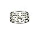 T36R519--Sterling Silver Hawaiian Jewelry Open Honu (turtle) Ring Band