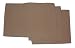 Park B.Smith Eco Astor Ribbed 13 Inch by 72 Inch Recycled Cotton Table Runner, Mushroom