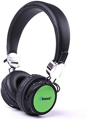 CatBee"istudio"Rechargeable stereo Wired&Wireless Bluetooth earphone HD handsfree music Headphone foldable headband Noise Cancellation headsets for cellphone iPAD- T887(Black/Green)