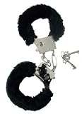 Black Fur Love Cuffs