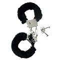 Black Fur Love Cuffs