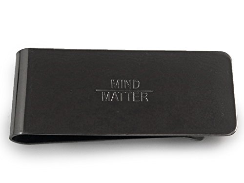 Money Clip Classic Cash & Credit Card Holder Wallet â€¢ Premium Slim Polished Brass & Stainless Steel Steel for Men and Women â€¢ 0.6mm Ultra Thin Profile (Black Chrome Stainless Steel)