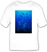 T-shirt with shoal, fish