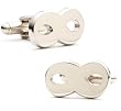 Plated Infinity Symbol Cufflinks