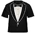 Tuxedo Tees The Classic Black Tie Tuxedo T Shirt (Black) #19 and Bewild Balloon