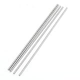 uxcell 硬質合金棒　超硬バー　硬質合金バー　HSS　シルバートーン　3mm　200mm　60g　5本