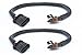 Muzzys (Set of 2) Flat 4-Pin LT1, LS1, LS6 24 in. O2 02 Oxygen Sensor Header Extension Wire Harness for Camaro, Corvette, etc.