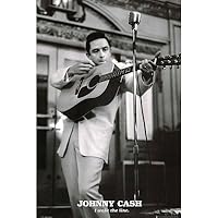 Johnny Cash (I Walk the Line) Music Poster Print