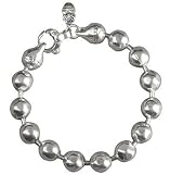 Waxing Poetic Bracelet Silver Plated Large Ball