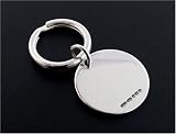 Handmade sterling silver key round ring - B0009VNMIC
