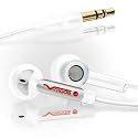 V-MODA Bass Freq Earbuds - Platinum White