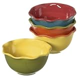 Comida Buena Set of 4 Ceramic Bowls by Boston Warehouse