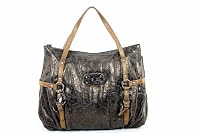 Guess Mysterious Tote Bronze Ladies Handbag Metallic