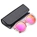 Bluekiki Polarized Mirror Fashion Oversized Round Women Sunglasses