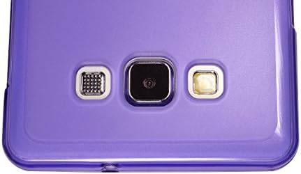 A7 Case, Samsung Galaxy A 7 Matt Aqua, Mobile Soft Jelly Case - Retail Packaging (Violet)