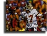 Completely Handpainted American Football Sport Painting, Custom Order FL4841, Oil on Canvas, with Option to Paint Jerry, Brett & Co. from Any Other Favorite Photograph or Picture, Unframed, Size 16" x 24" inch