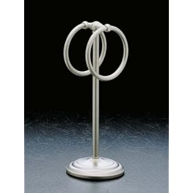 <b>Taymor Standing Nickel Tip Towel Holder</b>