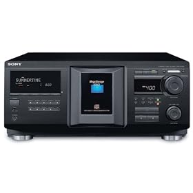 Sony CDP-CX455 400 CD changer - Black