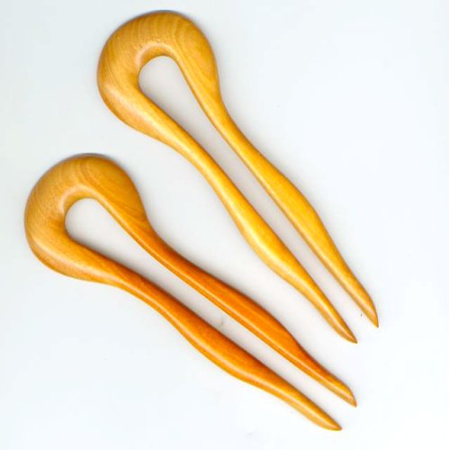 Buy PAIR – Hair Stick Chakte Viga – Simple Round – 6 inch – USA Made