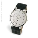 Skagen Herrenarmbanduhr Slimline Leder 433XLSLBCM