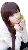 Cool2day cute long Cascading straight lady DARK BROWN full wig hair wigs jf010281