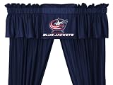 Columbus Blue Jackets Window Treatments Valance and Drapes