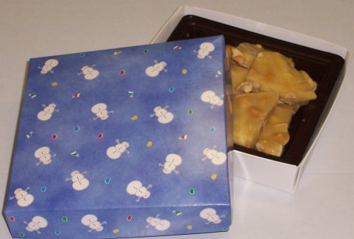 Scott's Cakes 1 2 lb Peanut Brittle in a Snowman Box by Scott's Cakes