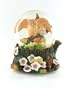 Owl Snow Globe Musical Shape Design Animal Bird