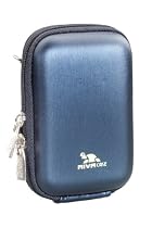 RivaCase® 7022 (PU) Kameratasche (Hardcase - Hartschale) silberblau