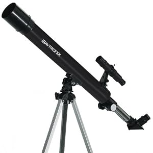 Black TwinStar AstroMark 50mm 75x Power Refractor Telescope by 