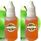 Produkt-Bild: Nachf&uuml;ll Fluid Liquid 20 ml f&uuml;r die elektrische Zigarette - Apfel Stark - Zum Nachf&uuml;llen von Depots f&uuml;r elektrische Zigaretten, Zigarren und Pfeifen(Franz&ouml;sisch Production)0,0mg Nikotin