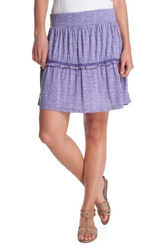 edc by ESPRIT Damen Rock (knielang) Normaler Bund, All over Druck 052CC1D010, Gr. 42 (XL), Preisvergleich