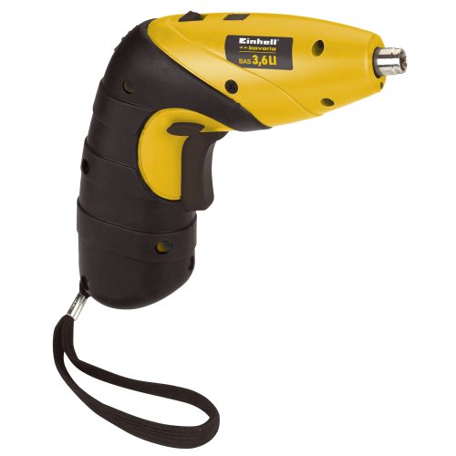 Einhell 4510680 BAS 3,6 LI Akkuschrauber, Akkuspannung 3,6 V, Akkukapazitaet 1300 mAh, Drehzahl 200 min-1