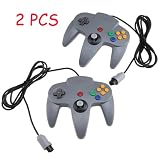Two Game Controllers System for Nintendo 64 N64 - Gray