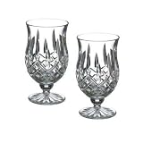 WATERFORD CRYSTAL LISMORE JUICE GLASSES FOOTED PAIR