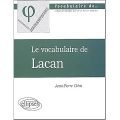 Le vocabulaire de Lacan