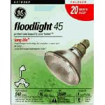 GE 17451 90 Watt Outdoor Halogen 1-1 2+ Year Floodlight PAR38 Light Bulb, 6-Pack by General Electric