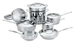 Cuisinart Chef's Classic Stainless-Steel 14-Piece Cookware Set