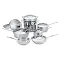 Cuisinart 77-14 Chef's Classic Stainless-Steel 14-Piece Cookware Set
