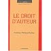 Le droit d'auteur