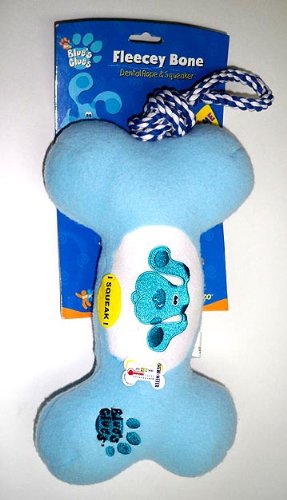 Fleecey Bone Squeaky Dog Chew Toy