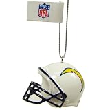 SAN DIEGO CHARGERS OFFICIAL LOGO MINI HELMET CHRISTMAS ORNAMENT 4-PACK