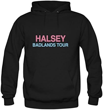 Crazy Bobo Halsey Badlands Tour 2015 Fan Hoodie for Men S Black